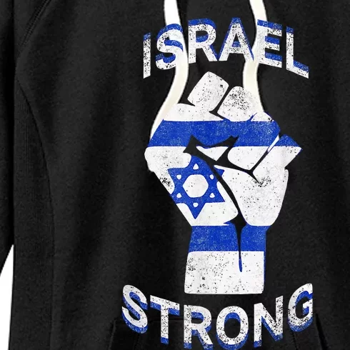 Israel Strong Support Stand With Israel Love Jewish Pride Women's Fleece Hoodie