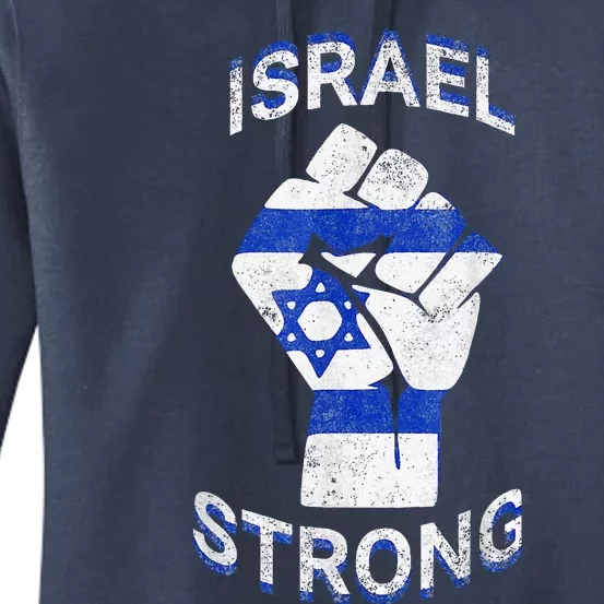 Israel Strong Support Stand With Israel Love Jewish Pride Women's Pullover Hoodie