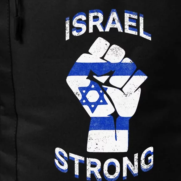 Israel Strong Support Jewish Pride Stand with Israel Daily Commute Backpack