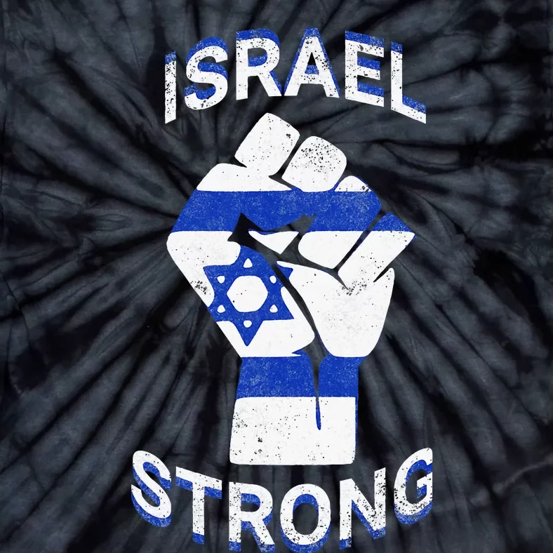 Israel Strong Support Jewish Pride Stand with Israel Tie-Dye T-Shirt