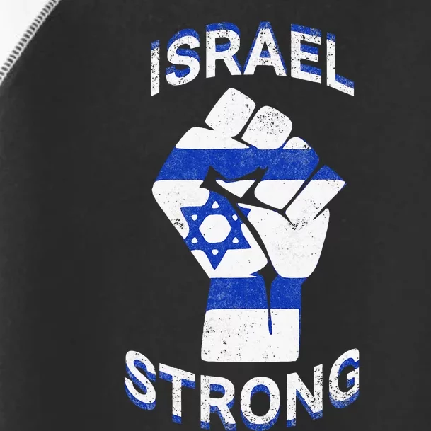 Israel Strong Support Jewish Pride Stand with Israel Toddler Fine Jersey T-Shirt