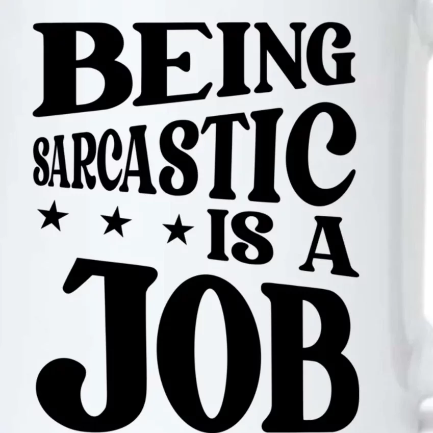 Irony Sarcasm Sarcastic Humor Ironic Irony Black Color Changing Mug