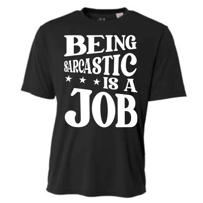 Irony Sarcasm Sarcastic Humor Ironic Irony Cooling Performance Crew T-Shirt