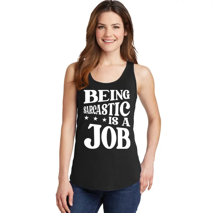 Irony Sarcasm Sarcastic Humor Ironic Irony Ladies Essential Tank