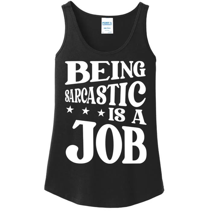 Irony Sarcasm Sarcastic Humor Ironic Irony Ladies Essential Tank