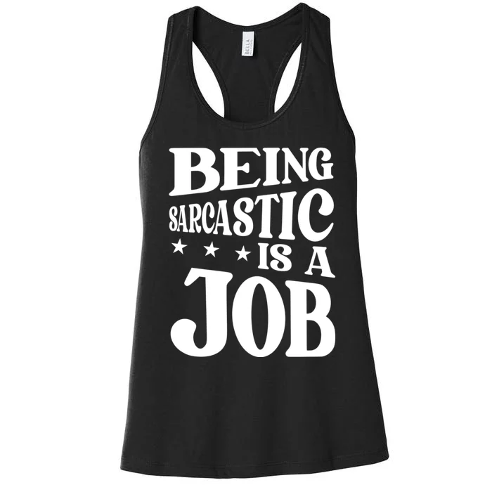 Irony Sarcasm Sarcastic Humor Ironic Irony Women's Racerback Tank