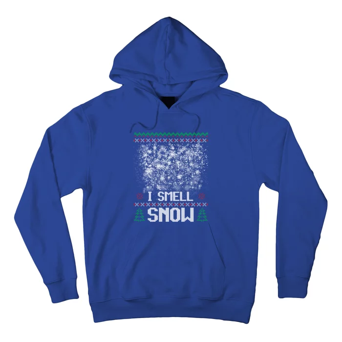 I Smell Snow Blizzard Fun Funny Xmas Gift Hoodie