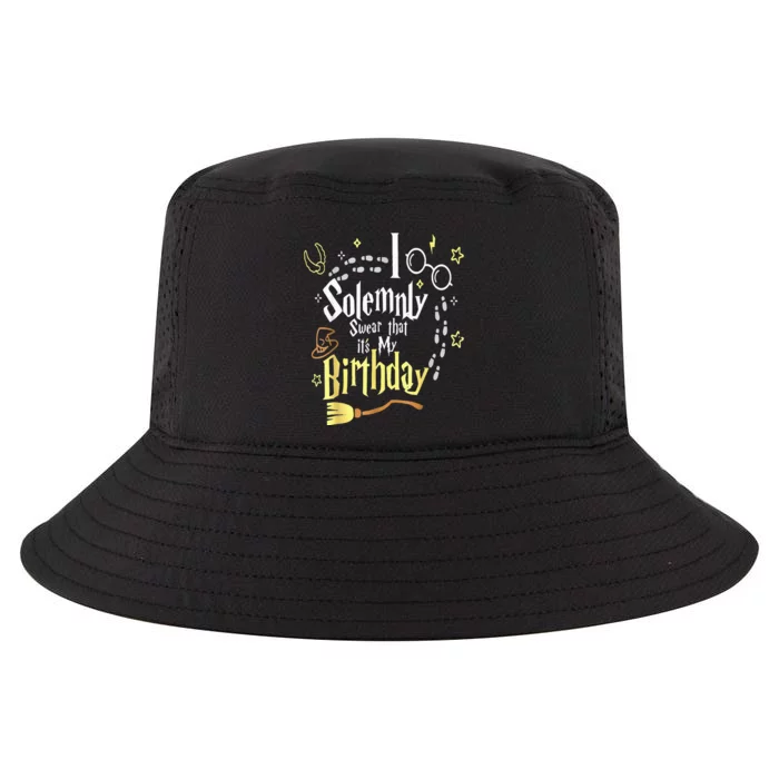 I Solemnly Swear That It's My Birthday Funny Cool Comfort Performance Bucket Hat