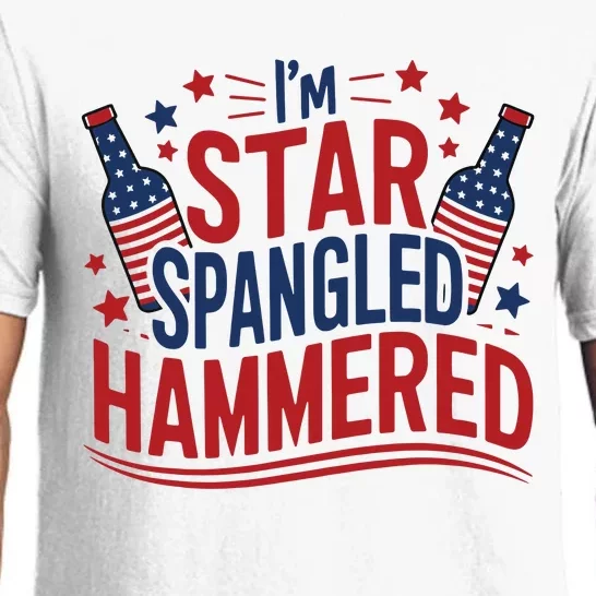 Im Star Spangled Hammered Funny 4th Of July Pajama Set