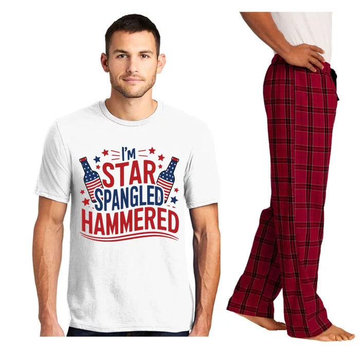 Im Star Spangled Hammered Funny 4th Of July Pajama Set