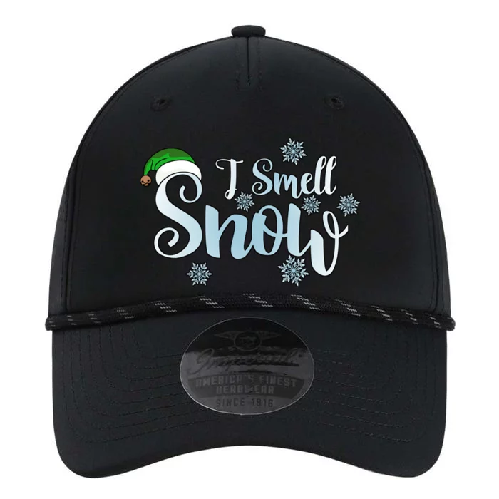 I Smell Snow Cute Snowflakes Snowy Winter Christmas Gift Performance The Dyno Cap