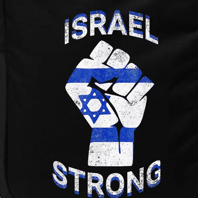 Israel Strong Support Stand With Israel Love Jewish Pride Impact Tech Backpack