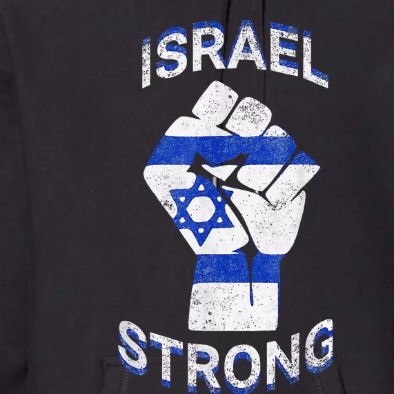 Israel Strong Support Stand With Israel Love Jewish Pride Premium Hoodie