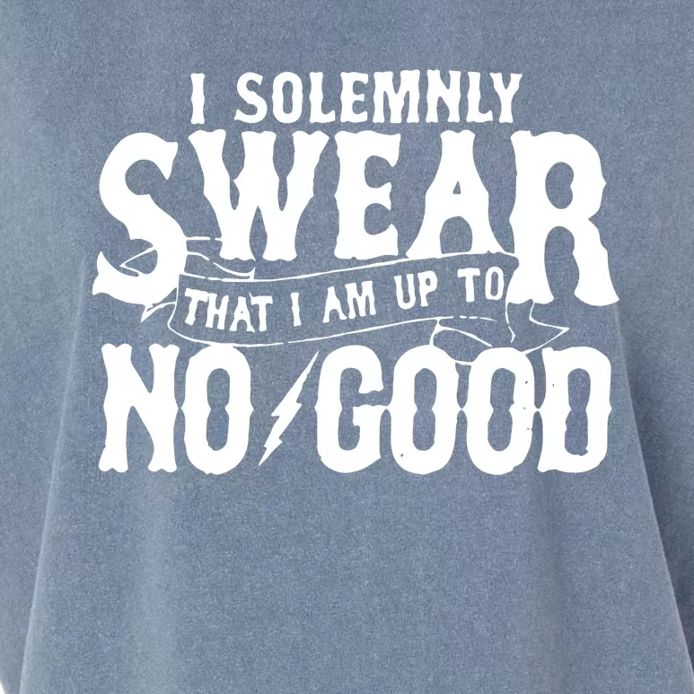 I Solemnly Swear That I Am To No Good Garment-Dyed Women's Muscle Tee