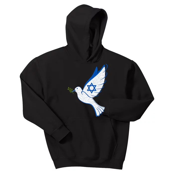 Israel Strong Support Stand Strong Peace Love Jewish Kids Hoodie