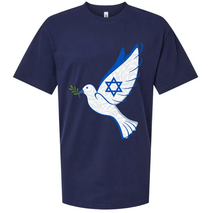 Israel Strong Support Stand Strong Peace Love Jewish Sueded Cloud Jersey T-Shirt