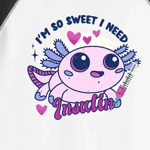 I'm So Sweet I Need Insulin Diabetes Disease Tadpole Toddler Fine Jersey T-Shirt