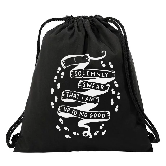 I Solemnly Swear That I Am Up To No Good Drawstring Bag