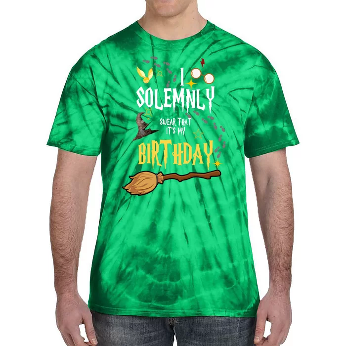 I Solemnly Swear That It's My Birthday Tie-Dye T-Shirt