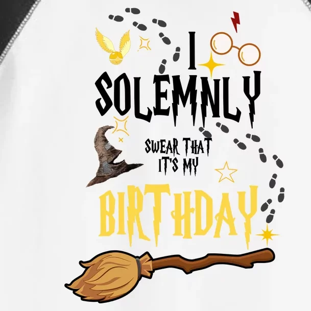 I Solemnly Swear That It's My Birthday Toddler Fine Jersey T-Shirt