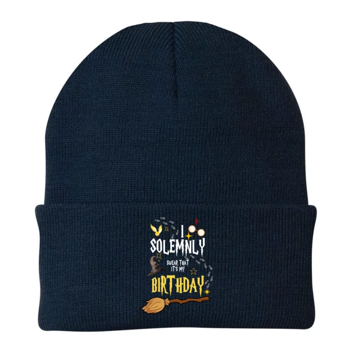 I Solemnly Swear That It's My Birthday Funny Knit Cap Winter Beanie