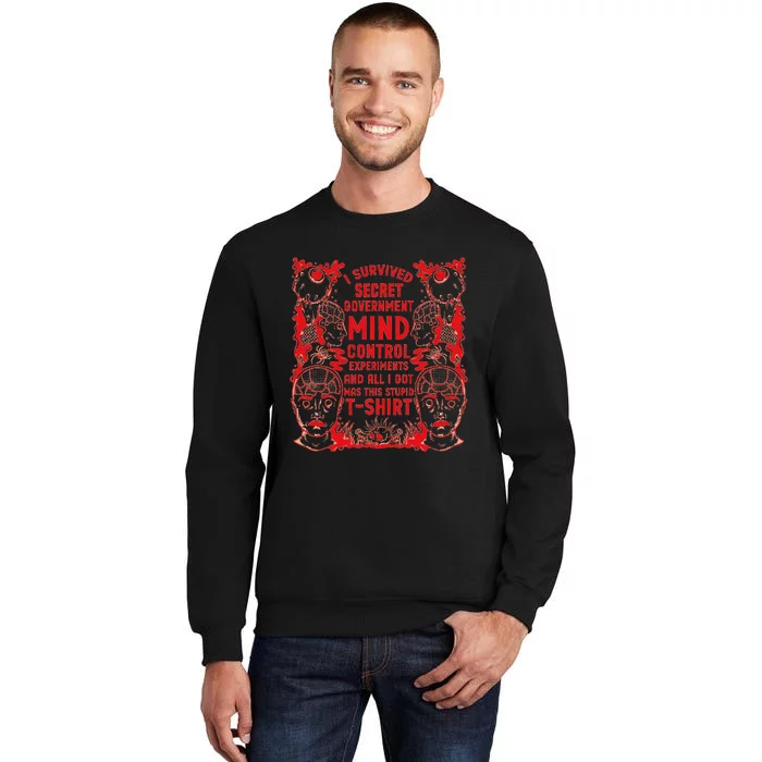 I Survived Secret Governt Mind Control Experit Sweatshirt