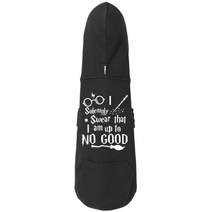 I Solemnly Swear That I Am Up To No Good Doggie 3-End Fleece Hoodie