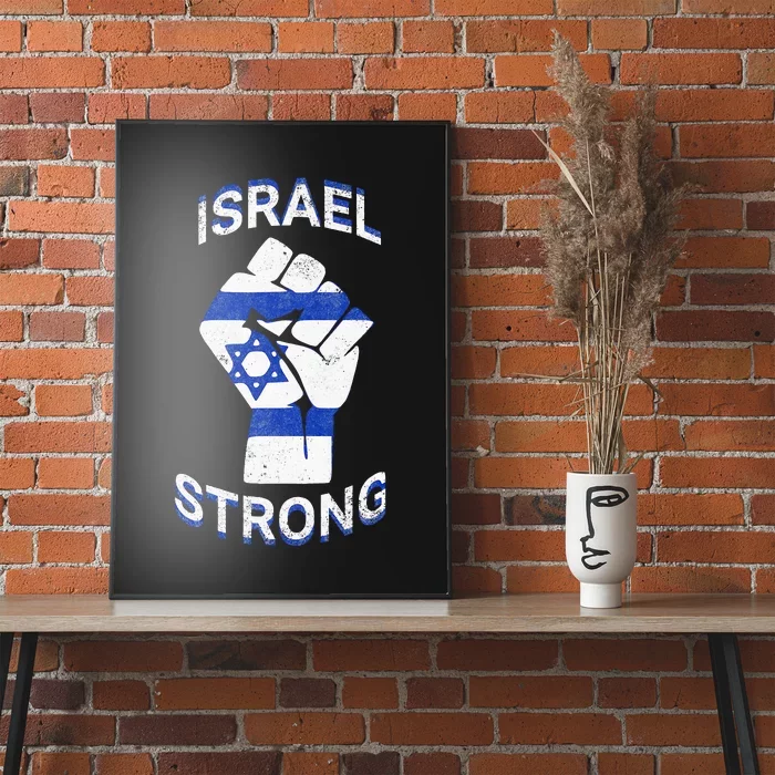 Israel Strong Support Stand With Israel Love Jewish Pride Poster