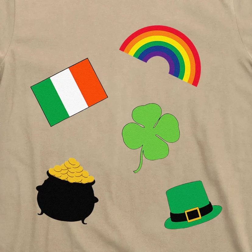 Irish Symbols Saint Patrick's Day T-Shirt