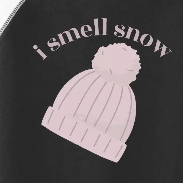 I smell snow Novelty Funny Winter Snow Day Sno Toddler Fine Jersey T-Shirt