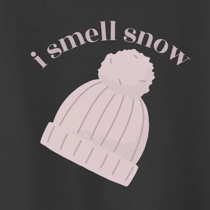 I smell snow Novelty Funny Winter Snow Day Sno Toddler T-Shirt