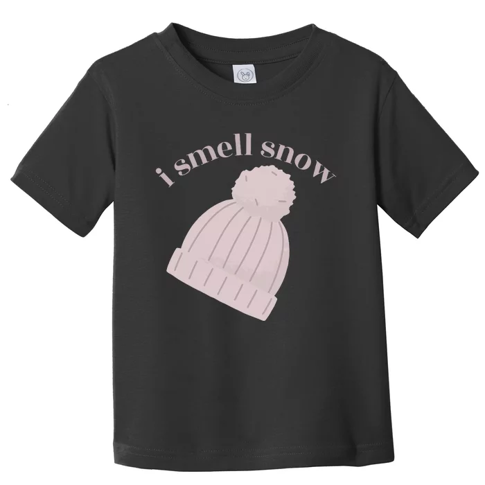 I smell snow Novelty Funny Winter Snow Day Sno Toddler T-Shirt