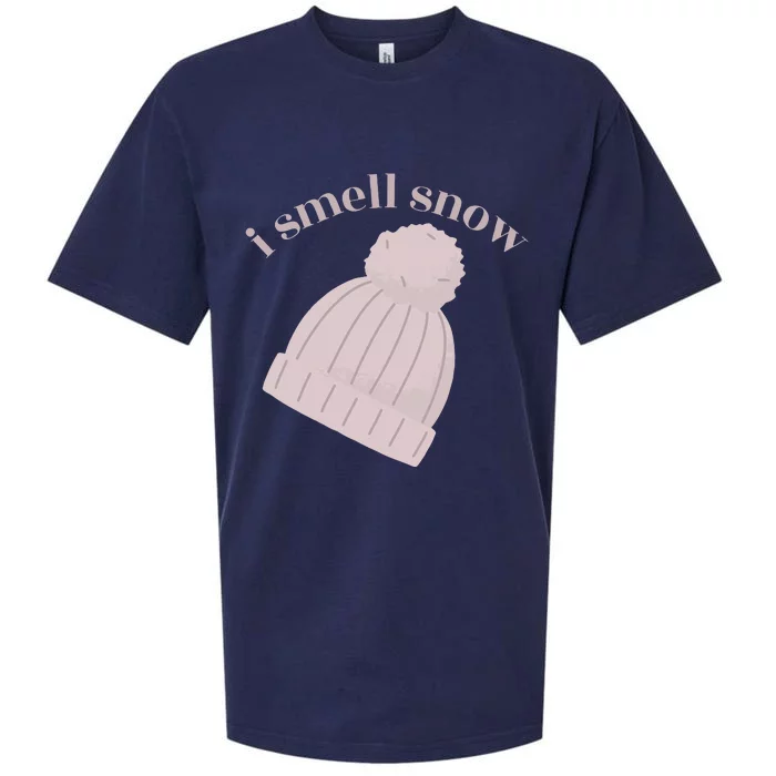 I smell snow Novelty Funny Winter Snow Day Sno Sueded Cloud Jersey T-Shirt