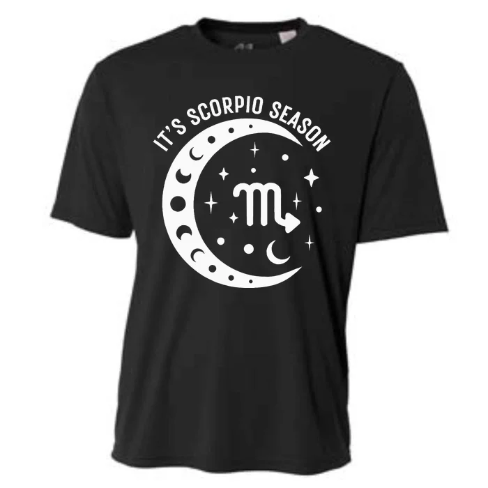 It's Scorpio Season Star Sign Zodiac Constellation Horoscope Cooling Performance Crew T-Shirt