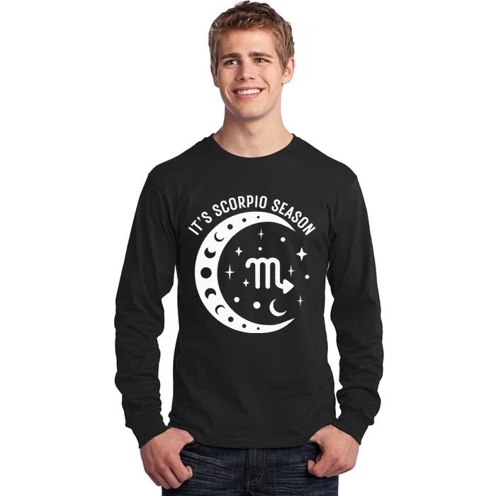 It's Scorpio Season Star Sign Zodiac Constellation Horoscope Tall Long Sleeve T-Shirt