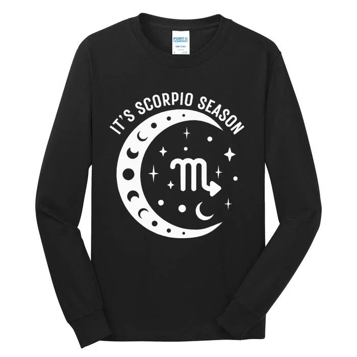 It's Scorpio Season Star Sign Zodiac Constellation Horoscope Tall Long Sleeve T-Shirt