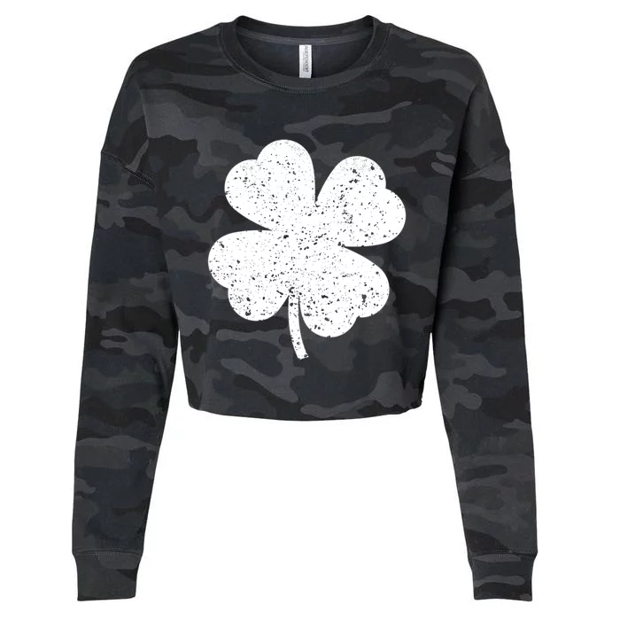 Irish Shamrock ST Patrick's Day Cropped Pullover Crew