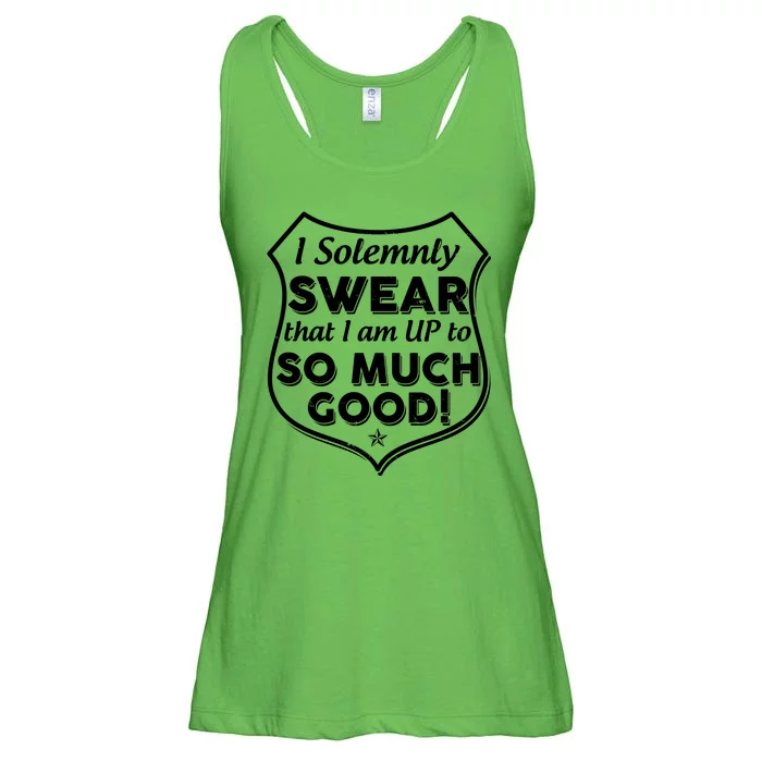 I Solemnly Swear That I Am Up To So Much Good Ladies Essential Flowy Tank