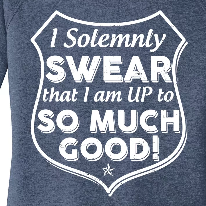 I Solemnly Swear That I Am Up To So Much Good Women's Perfect Tri Tunic Long Sleeve Shirt