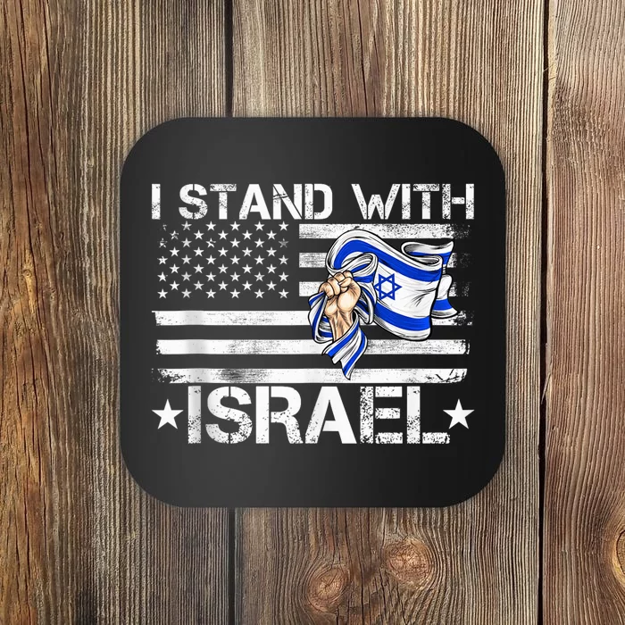 Israel Strong shirt Pray For Israel US Israel Flag Coaster