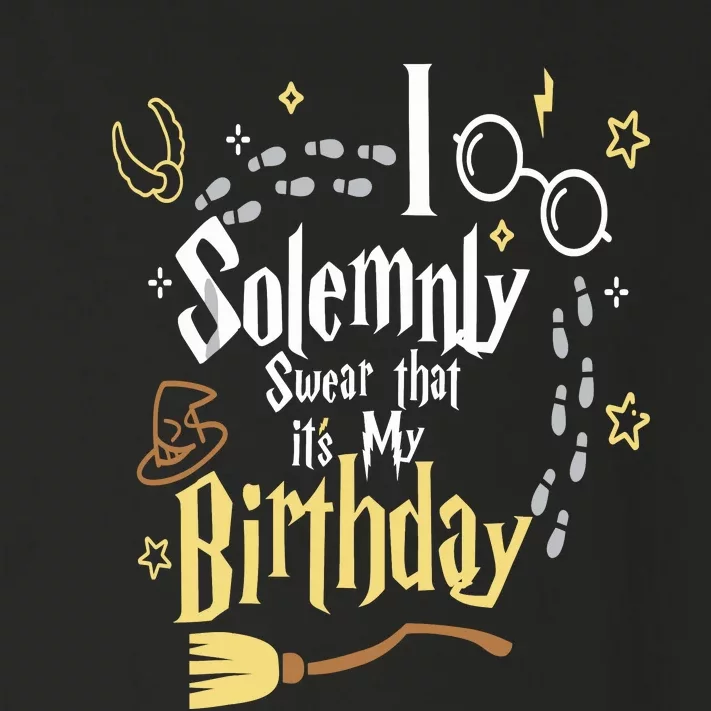 I Solemnly Swear That Its My Birthday Funny Toddler Long Sleeve Shirt