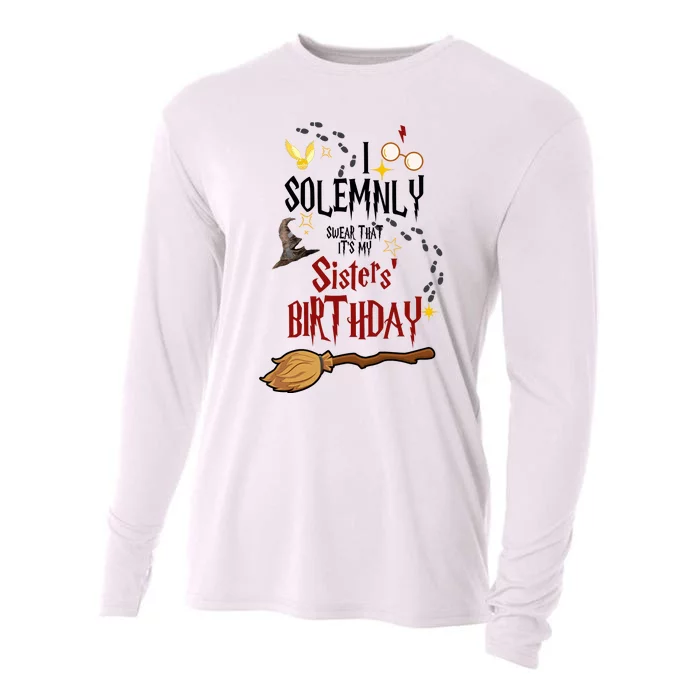 I Solemnly Swear That It's My Sisters' Birthday Cooling Performance Long Sleeve Crew