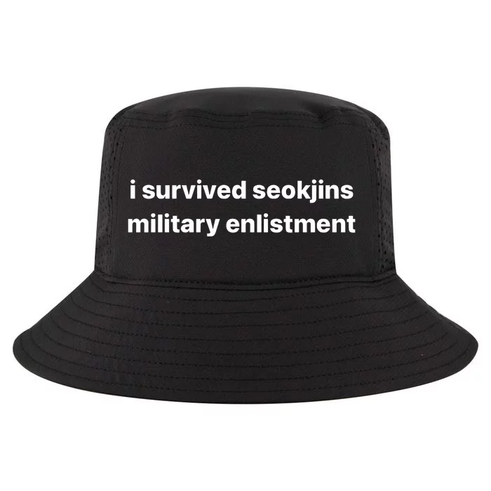 I Survived Seokjins Military Enlistment Cool Comfort Performance Bucket Hat