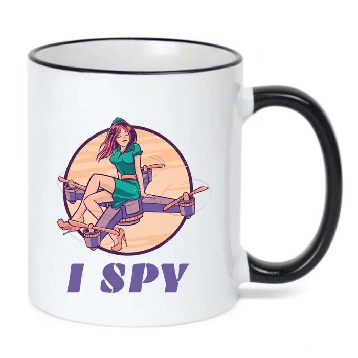 I Spy Spy Drone Pilot Toy Camera Drone Gift Black Color Changing Mug