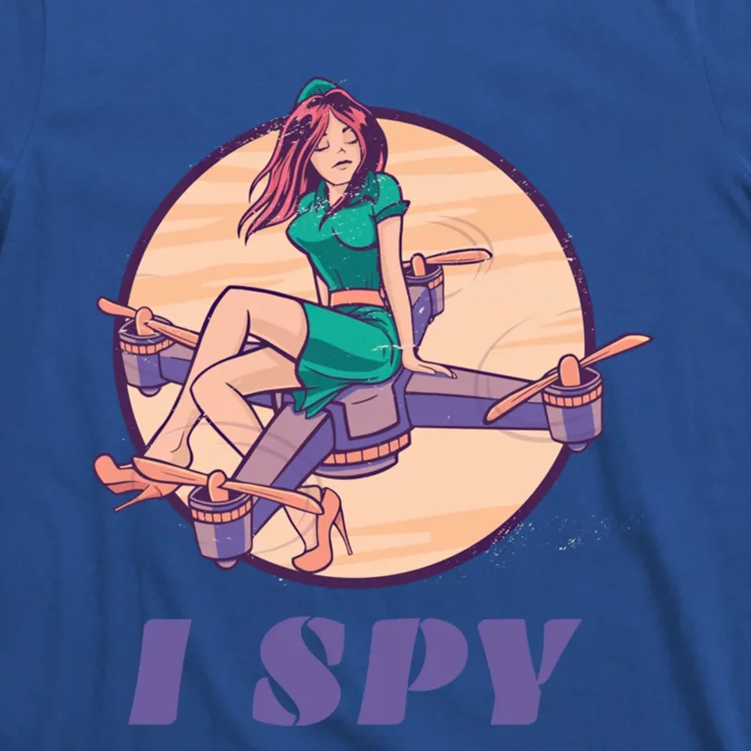 I Spy Spy Drone Pilot Toy Camera Drone Gift T-Shirt