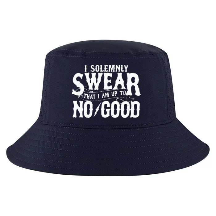 I Solemnly Swear That I Am To No Good Cool Comfort Performance Bucket Hat