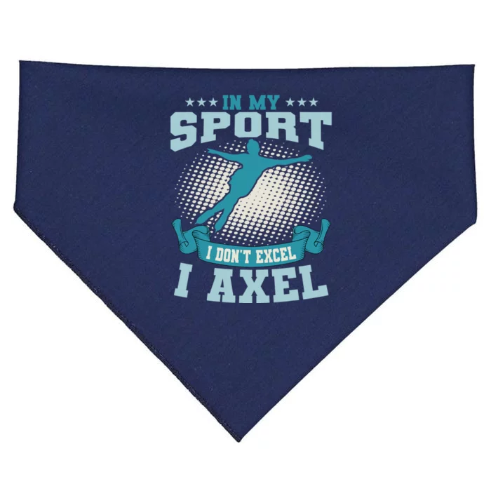 Ice Skating Skater Skates I Axel Sport USA-Made Doggie Bandana