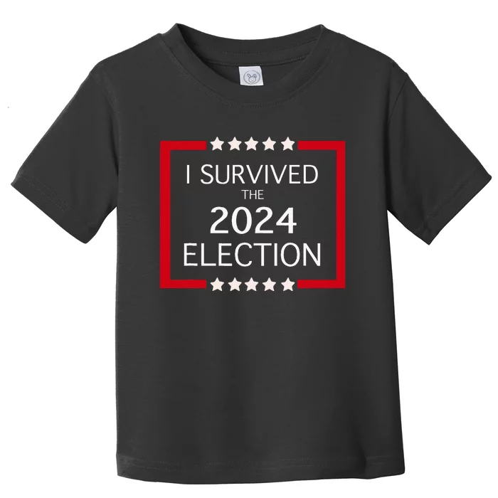 I Survived The 2024 Election Toddler T-Shirt