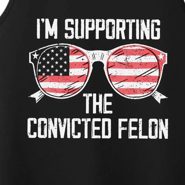 IM Supporting The Convicted Felon Performance Tank