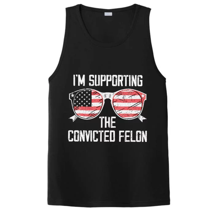 IM Supporting The Convicted Felon Performance Tank